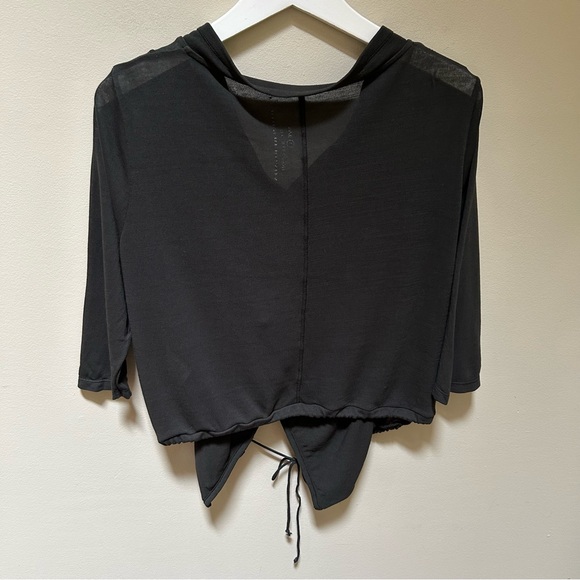 Lurdes Bergada~Summer Collection Asymmetrical Drape Cotton Jersey Top size Large - Picture 11 of 16